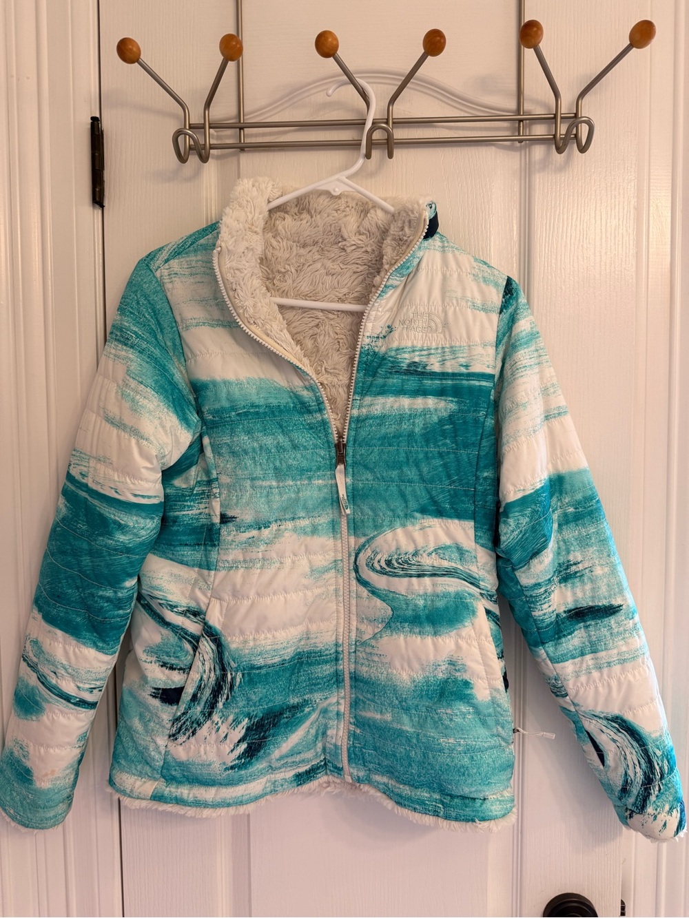 North Face Girls Reversible Puffer Jacket
